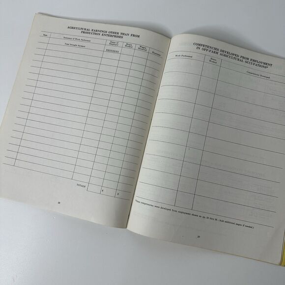 Vtg Vocational Agriculture Record Book & Instructional Guide Tennessee Edition - Picture 9 of 16